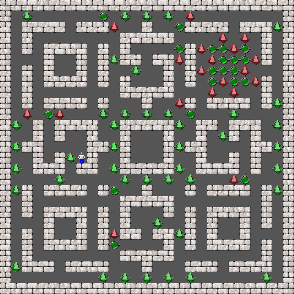 Sokoban Mass Remodel level 96